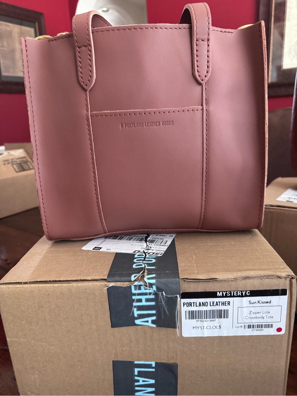 Portland Leather Sun Kissed Lola Tote